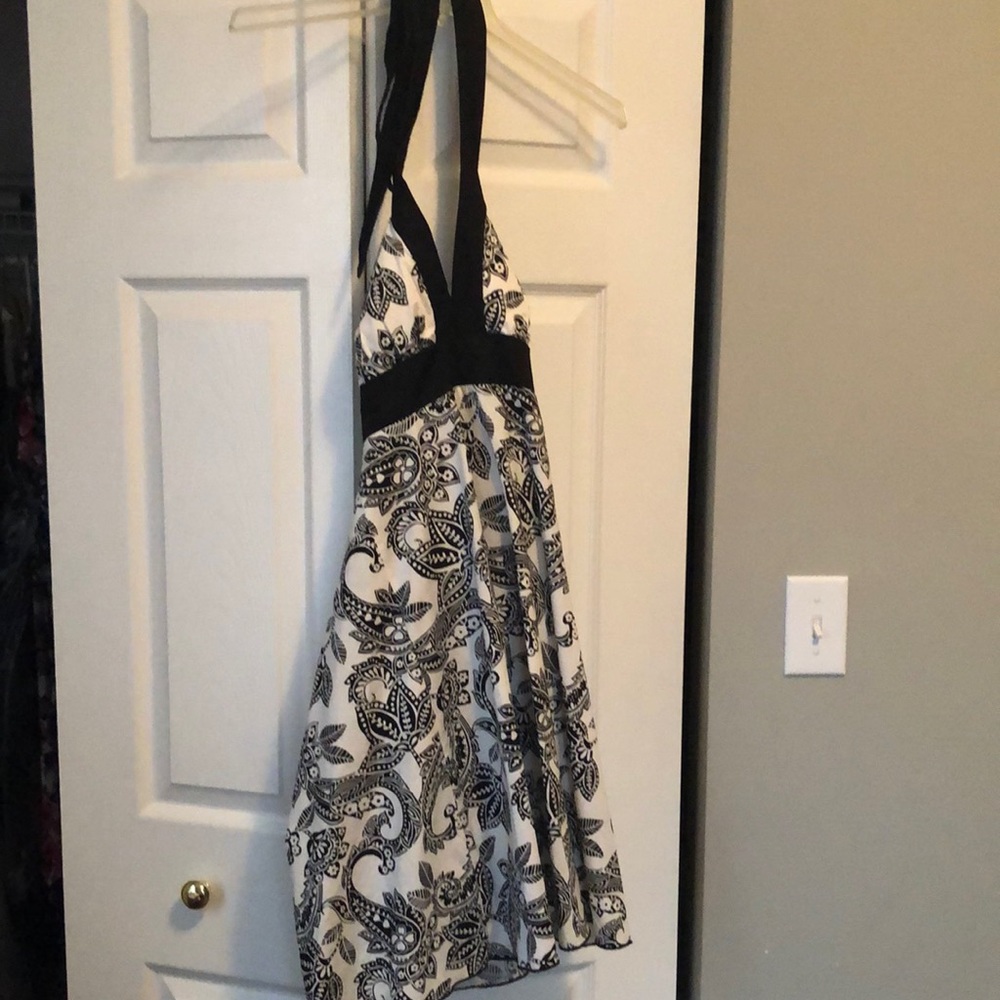 Speechless black and white short dress size 7